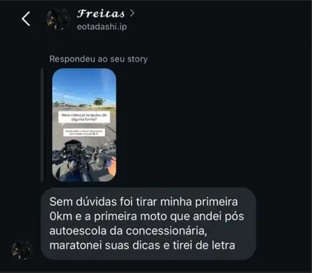 Comentário de aluno