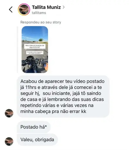 Comentário de aluno