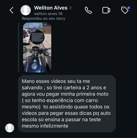 Comentário de aluno