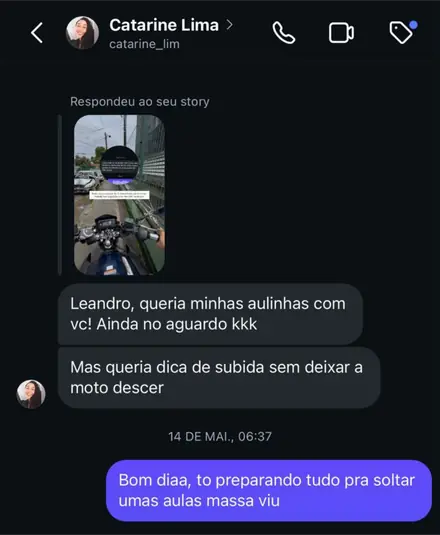 Comentário de aluno
