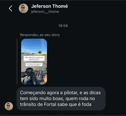 Comentário de aluno